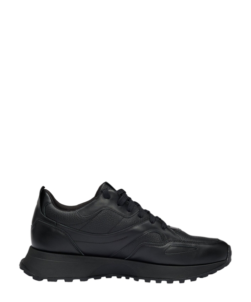 Waterproof GORE-TEX trainers in polished leather