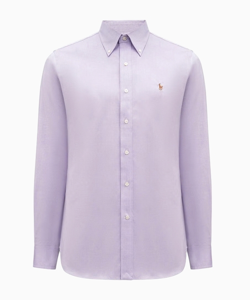 Polo Pony-embroidered cotton shirt