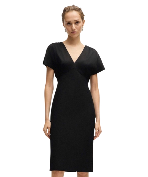 V-neckline dress