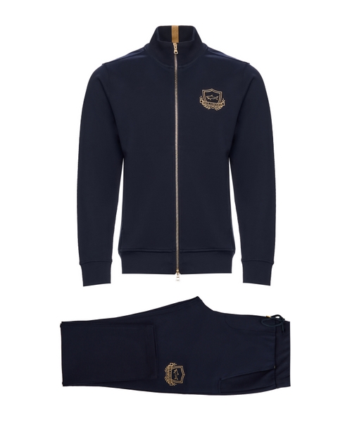 Jogging suit with logo