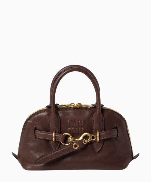 Aventure leather top-handle bag