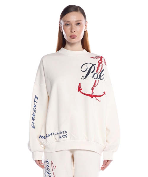 Loqo printli svitşot