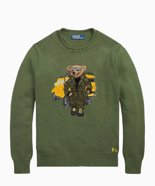 Polo Bear Double-Knit sweater