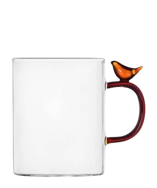 Mug amber bird