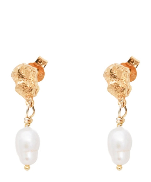 Nugget mirvari asqılı sırğalar