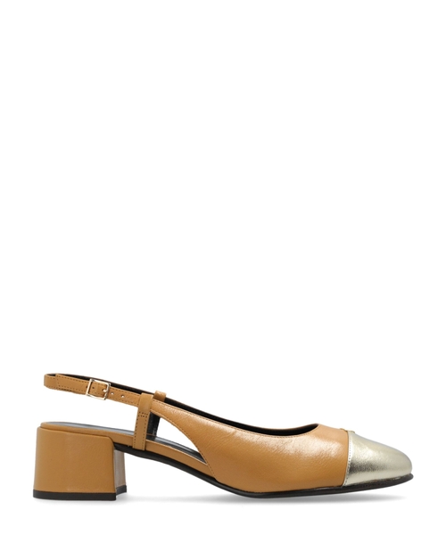 Туфли на каблуках Cap-toe Slingback