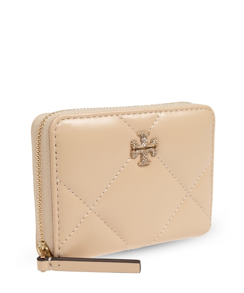 Kira Small Pave Logo Diamond Quilt wallet | Emporium
