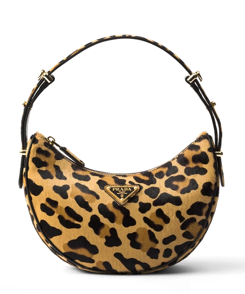 Arqué printed leather shoulder bag