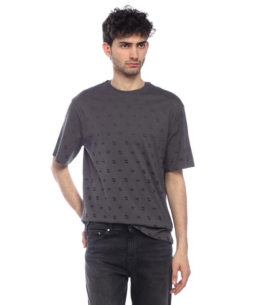 Monoqram printıi T-shirt