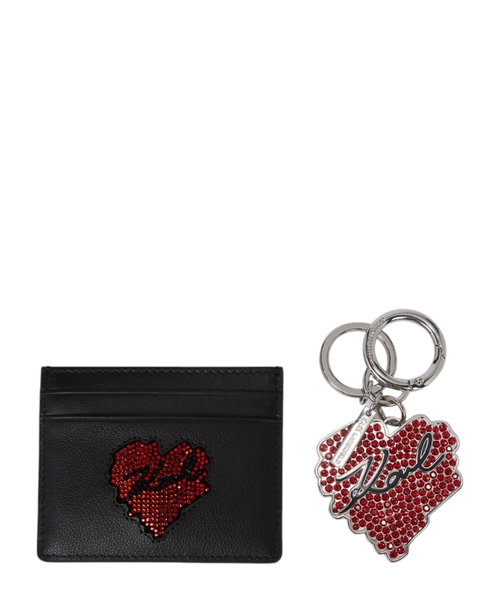K/heart kart üçün portmone və brelok seti
