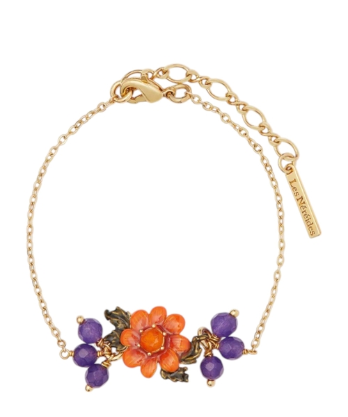 Flower and beads qolbağı