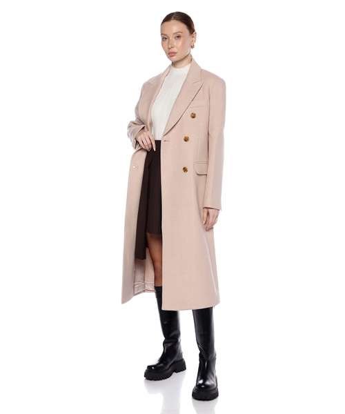 Двубортное пальто