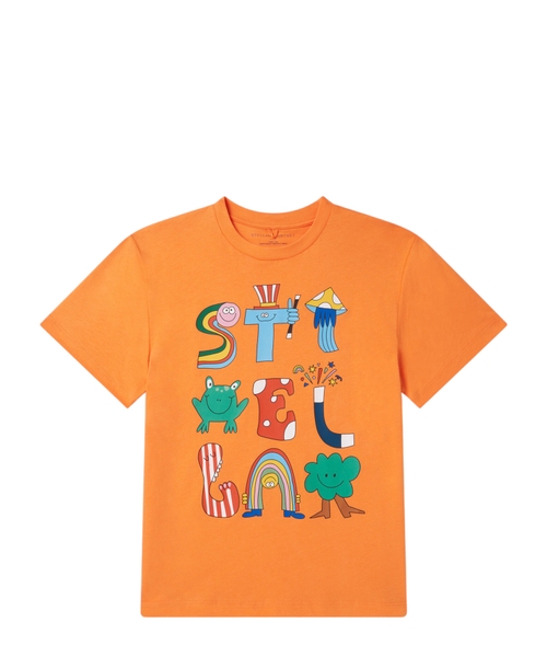 Футболка с лесным принтом и круглым вырезом