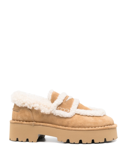Shearling loafers