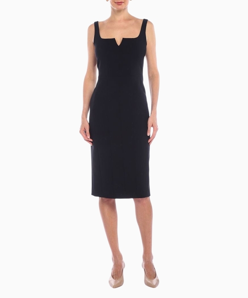 Sleeveless midi dress