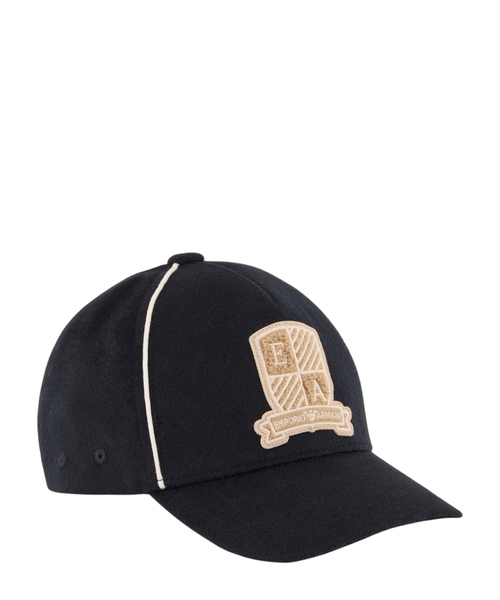 Wool cap with logo