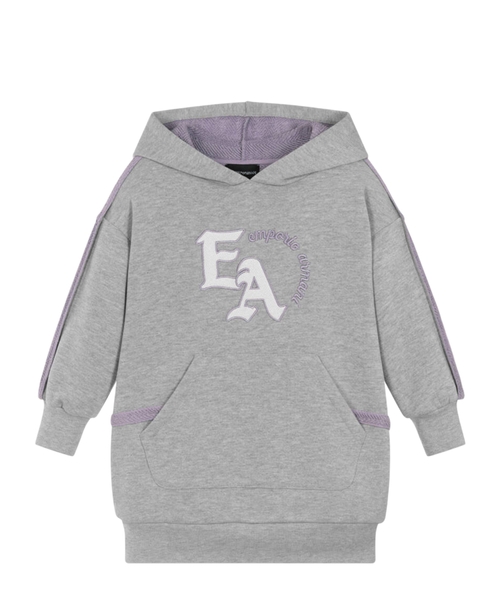 Hoodie dress with logo