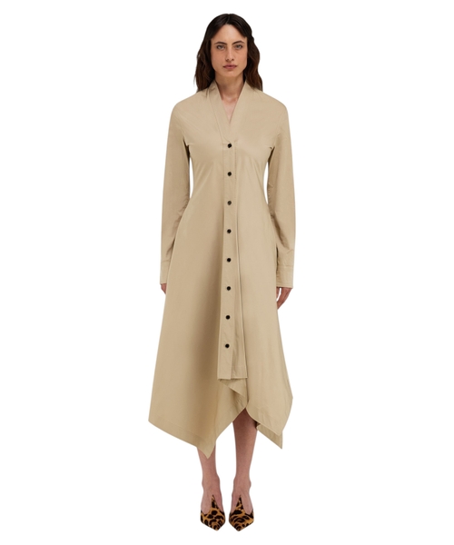 Платье миди с асимметричным подолом Ferragamo