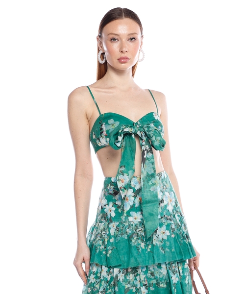 Everley Draped Bow Bralette