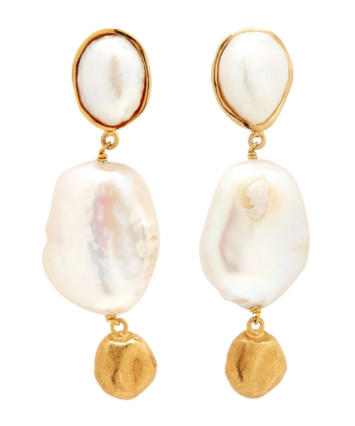 Qızıl örtüklü mis mirvari asma sırğa