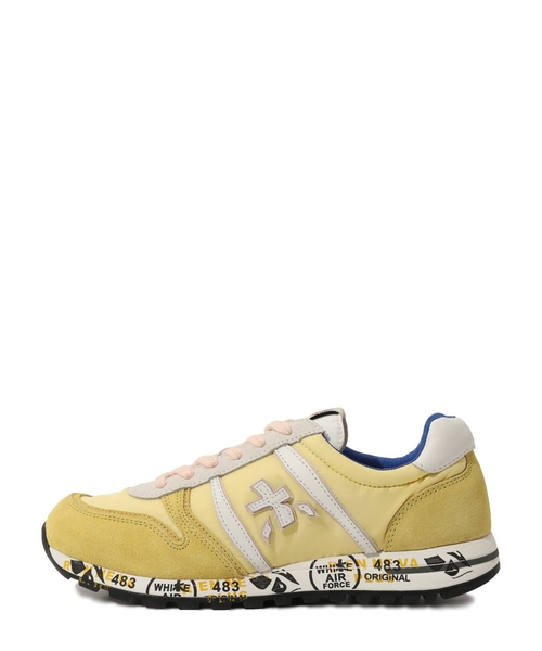 Sky suede and nylon sneakers