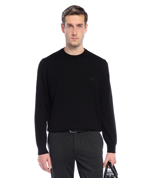 Loqo naxışlı pambıq cemper