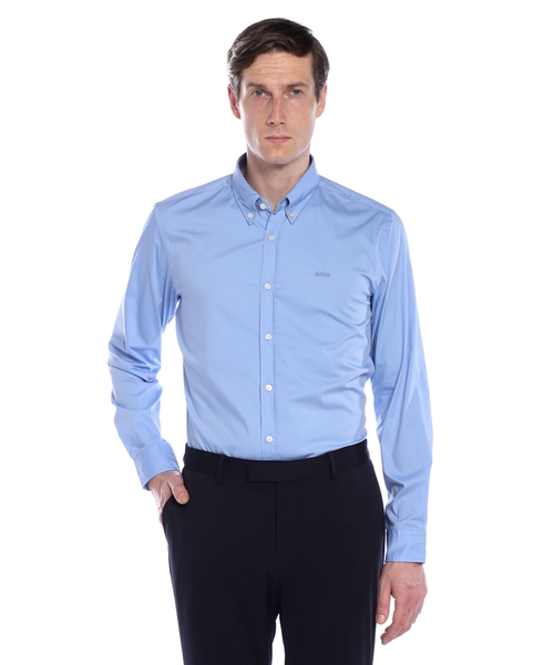 Рубашка с вышивкой логотипа