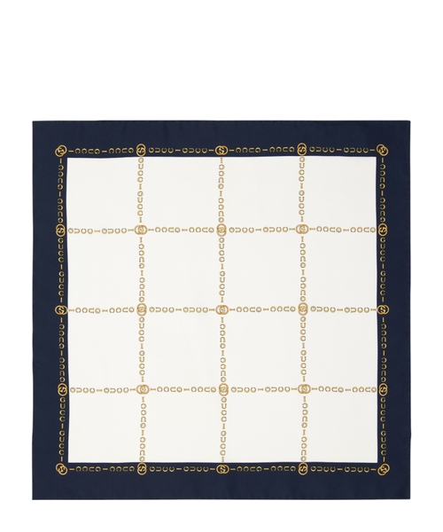 Silk scarf with print