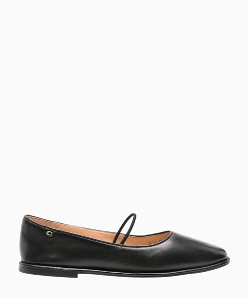 Ballet flats with logo detail