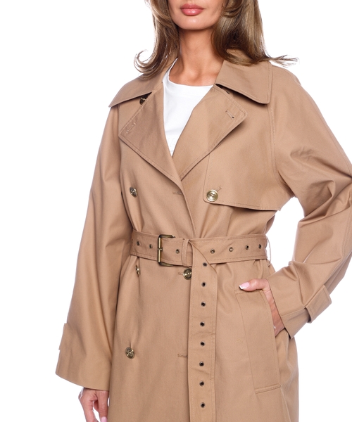 Cotton Oversized Double-Breasted Trench Coat | Emporium