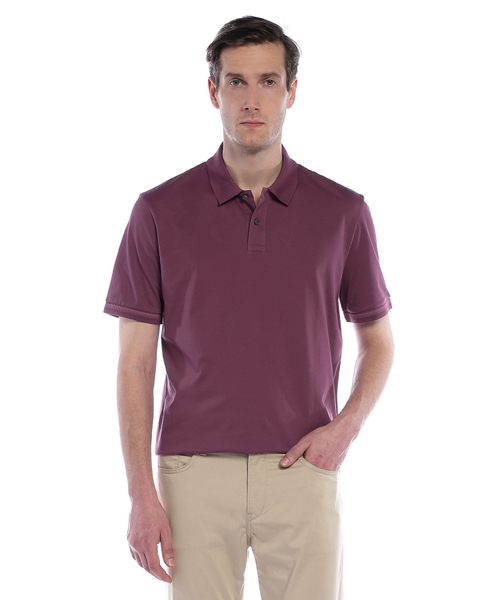 Хлопковое поло прямого кроя