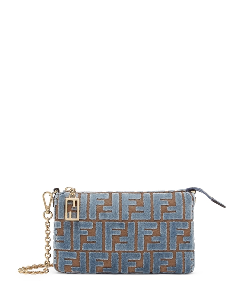 クラッチバッグ FENDI 'Baguette' pouch Blue Baguette Pouch | Emporium
