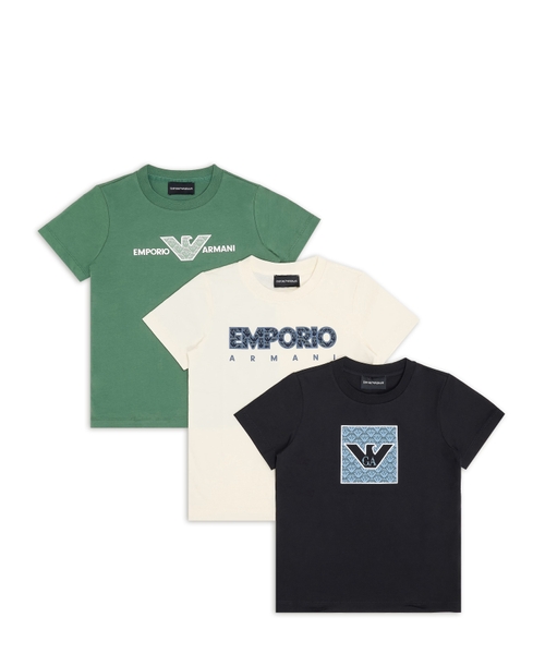 Pack of T-shirts with graphic logo print