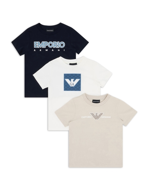 Pack of T-shirts with graphic logo print