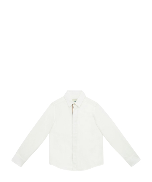 Shirt with monogram detail