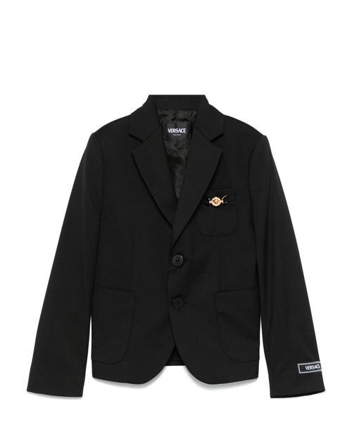Blazer with logo detail