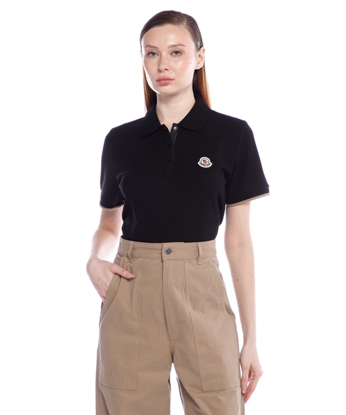 Logo Patch Cotton Piquet Polo Shirt