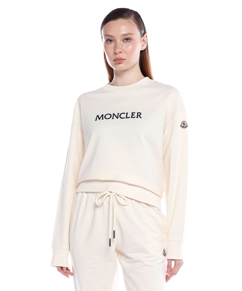 Embroidered cotton sweatshirt
