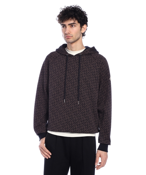 Hoodie with logo print