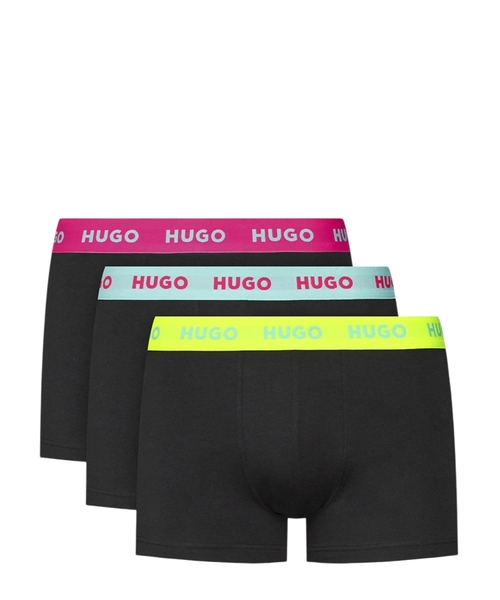 Three-pack of boxer briefs with logo