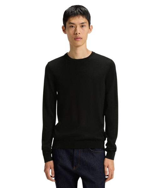 Wool jumper with logo