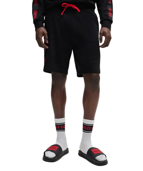 Sporty logo jogging shorts