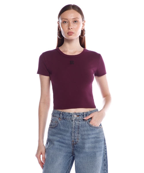 Tシャツ・カットソー ReinSein P:heart crop short sleeve t-shirts 5FT1598 トップス / Tシャツ・カットソー 通販 | Confidence