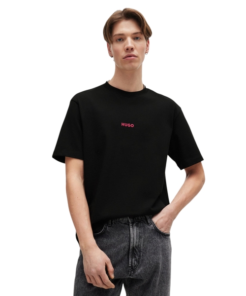 Футболка из хлопкового джерси с принтом на спине