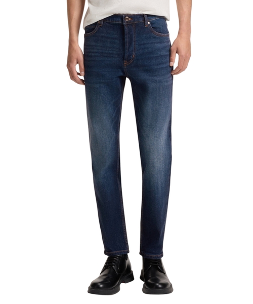 Tapered fit stretch denim jeans