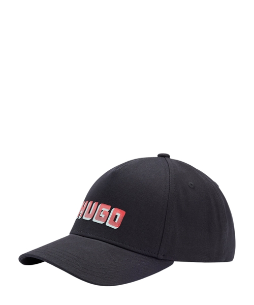 Five-panel cotton twill cap with logo detail