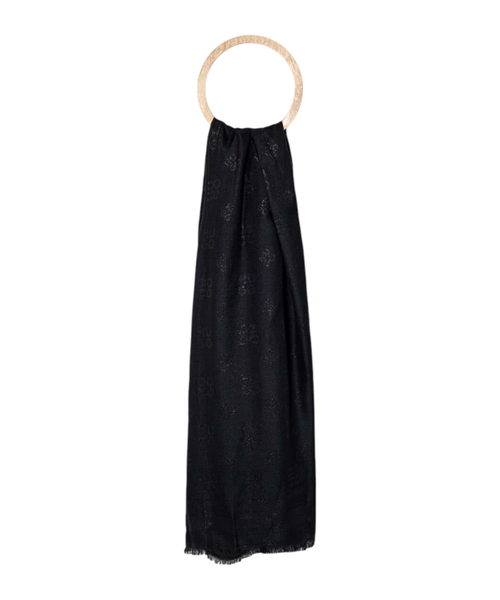 Шарф с жаккардовым узором