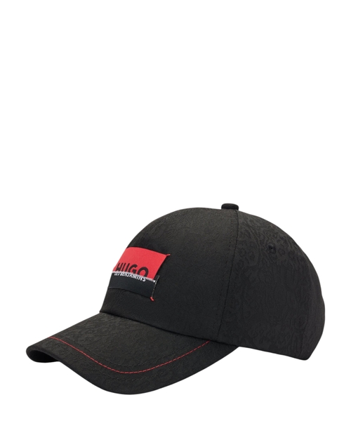 Кепка с жаккардовым узором и логотипом