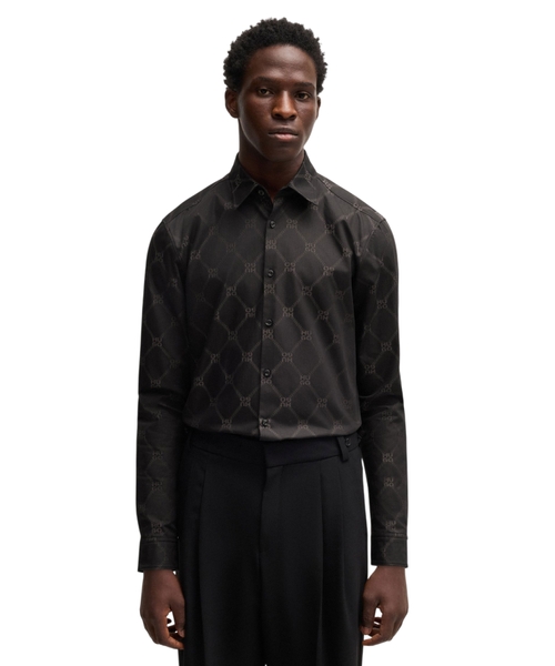 Рубашка облегающего кроя