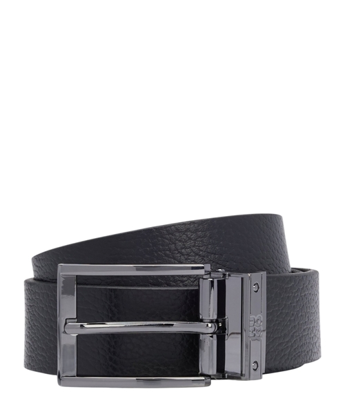Italian-leather reversible belt